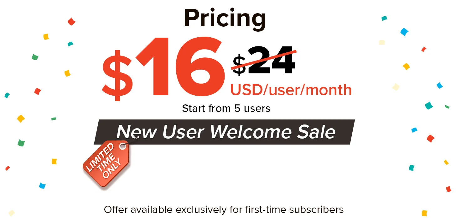 New User Welcome Sale